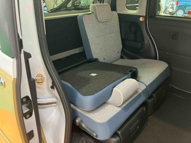 ムーヴキャンバス ストライプスＧ　衝突回避支援システム　横滑り防止装置　ホットカップホルダー　置きラクボックス　前席シートヒーター　両側電動スライドドア　チルトステアリング　運転席シートリフター　助手席シートバックポケット（26枚目）