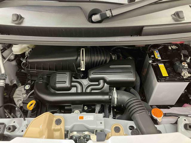 ムーヴキャンバス ストライプスＧ　衝突回避支援システム　横滑り防止装置　ホットカップホルダー　置きラクボックス　前席シートヒーター　両側電動スライドドア　チルトステアリング　運転席シートリフター　助手席シートバックポケット（64枚目）