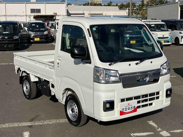 ハイゼットトラック エクストラ 4WD 電子制御式4WD 副変速機 LEDフォグランプ LED荷台灯 テールゲートチェーン リヤ4枚リーフスプリング スーパーデフロック スマートキー 電格ドアミラー コーナーセンサー 衝突被害軽減ブレーキ(13枚目)