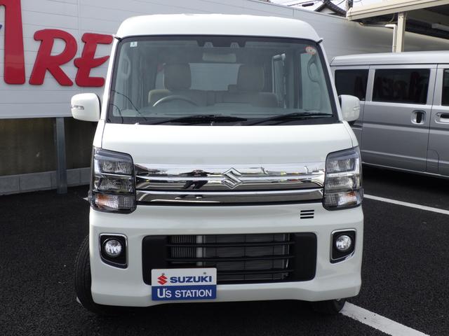 エブリイワゴン ＰＺターボ　スペシャル　ハイルーフ　６型　衝突被害軽減システム	衝突安全ボディ	クリアランスソナー	ＨＩＤ	盗難防止システム	キーレスエントリー	アイドリングストップ	フルフラット　ベンチシート　シートヒーター	エアコン	パワーステアリング（7枚目）