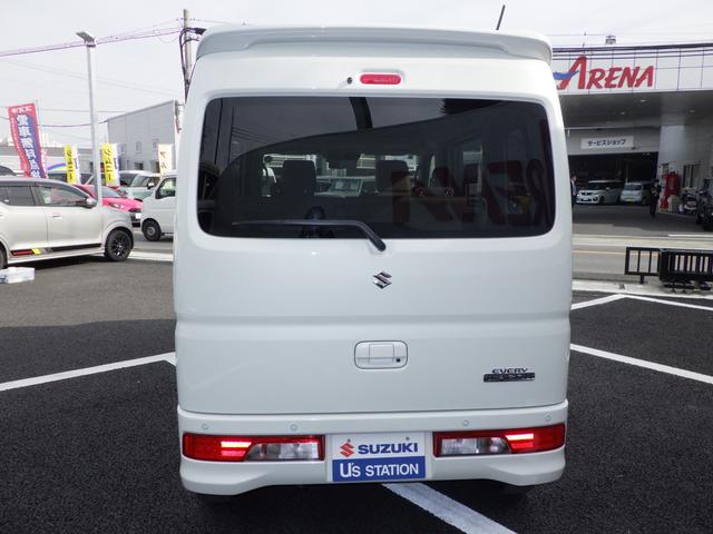 エブリイワゴン ＰＺターボ　スペシャル　ハイルーフ　６型　衝突被害軽減システム	衝突安全ボディ	クリアランスソナー	ＨＩＤ	盗難防止システム	キーレスエントリー	アイドリングストップ	フルフラット　ベンチシート　シートヒーター	エアコン	パワーステアリング（11枚目）