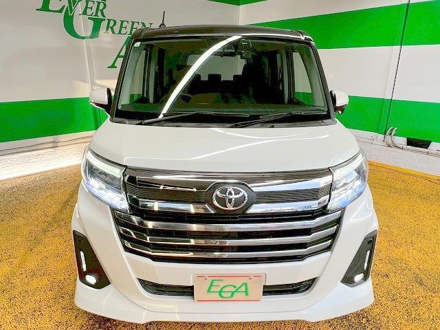 ルーミー カスタムG 禁煙 1オーナー 衝突軽減ブレーキ 純正SDナビ Bluetooth バックモニタ- 地デジ ETC 両側自動ドア LED(4枚目)