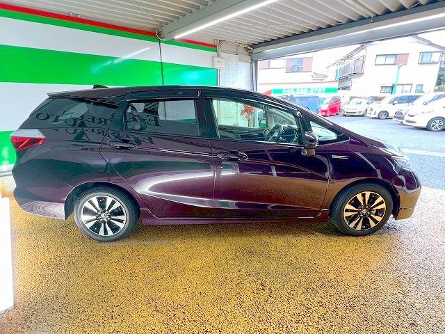 シャトル ハイブリッドX 禁煙 1オーナー 衝突軽減ブレーキ 純正メモリナビ Bluetooth バックモニター ETC 地デジ LED フォグ(5枚目)