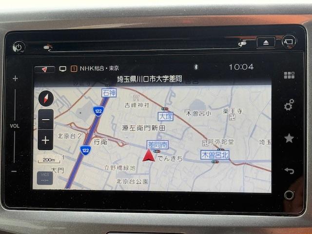 デリカＤ：２ ハイブリッドＭＺ　ナビパッケージ　禁煙　衝突軽減ブレーキ　純正メモリナビ　Ｂｌｕｅｔｏｏｔｈ　３６０°モニター　フルセグ　ＥＴＣ　両側自動ドア　ＨＩＤ（6枚目）