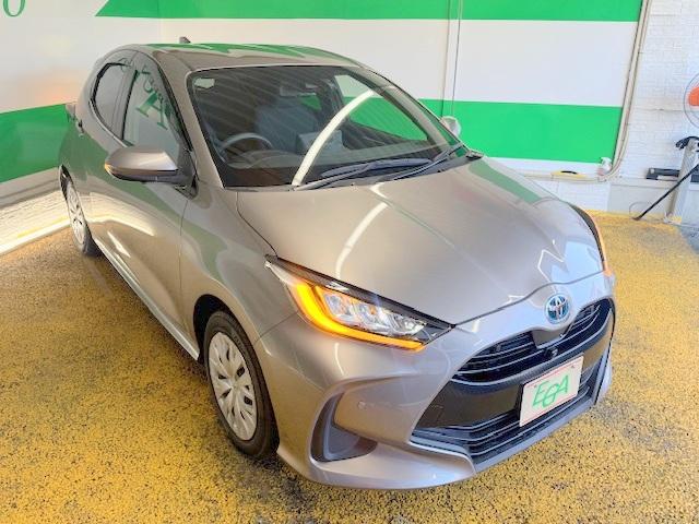 ヤリス ハイブリッドZ 禁煙 衝突軽減ブレーキ 純正メモリナビ Bluetooth 360°モニター フルセグ 両側自動ドア LED(2枚目)