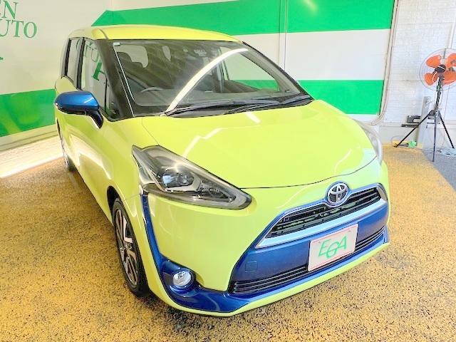 シエンタ G 衝突軽減ブレーキ 純正SDナビ Bluetooth バックモニター フルセグ CD録音 ETC 両側自動ドア LED(2枚目)
