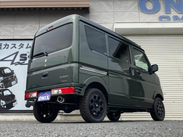 ジョイン　４ＡＴ　４ＷＤ　届出済未使用車　５型　ＡｘＳｔｙｌｅ　オリジナルバンパーガード　ワゴンテール　３０ｍｍリフトＵＰ　社外アルミホイール＆タイヤ　車検対応マフラー　ＨＩＤ(7枚目)