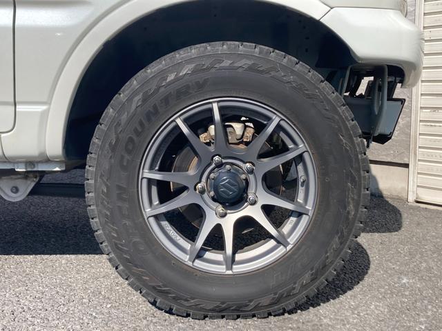 ジムニー ランドベンチャー リフトアップサス 前後ショートバンパー スキッドプレート レイズアルミ フジツボマフラー ナビ ドラレコ ETC シートヒーター(15枚目)