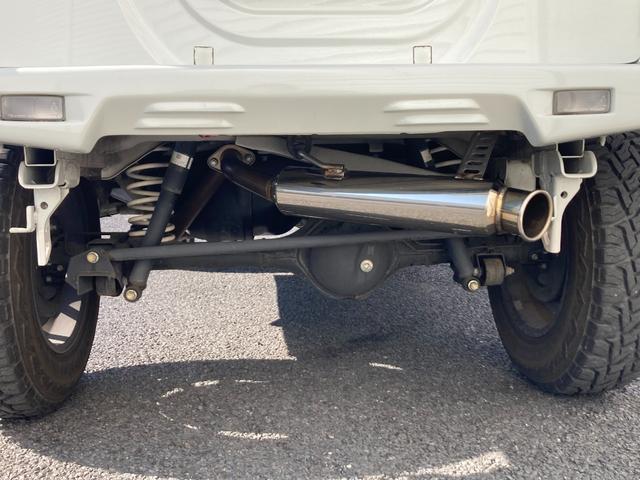 ジムニー ランドベンチャー リフトアップサス 前後ショートバンパー スキッドプレート レイズアルミ フジツボマフラー ナビ ドラレコ ETC シートヒーター(18枚目)