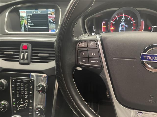 V40 T5 Rデザイン カーボンエディション ブラックレザーシート 純正HDDナビ フルセグTV 19インチAW Bluetooth 前席シートヒーター 前席パワーシート スマートキー ACC 純正フロアマット(17枚目)