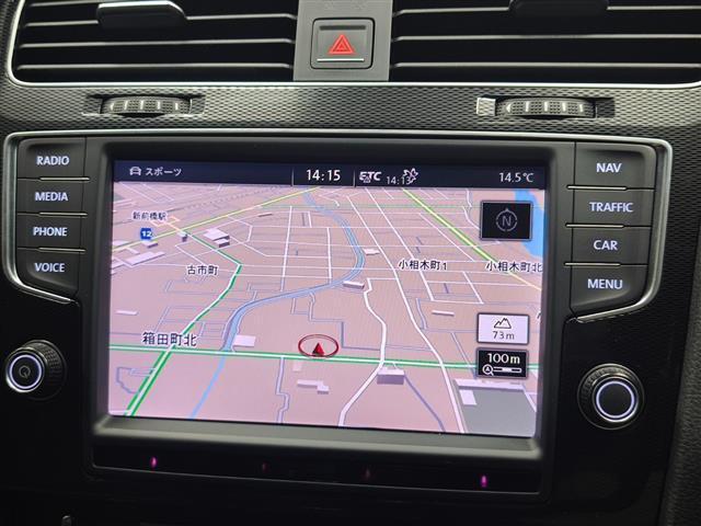 ゴルフGTI パフォーマンス ワンオーナー ACC プリクラッシュセーフティ レーンキープアシスト 純正ナビ バックカメラ フルセグTV 純正19インチAW スマートキー アイドリングストップ Bluetooth フロアマット(13枚目)