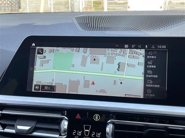 ３シリーズ ３２０ｄ　ｘＤｒｉｖｅ　Ｍスポーツ　禁煙車　純正ナビ　ＡＭ　ＦＭ　Ｂｌｕｅｔｏｏｔｈ　オートライト　オートハイビーム　レータ゛ークルコン　前後オートエアコン　パワーシート　シートメモリー　ハ゛ックカメラ　電子パーキングブレーキ（3枚目）