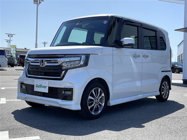 Ｎ－ＢＯＸカスタム Ｌ　禁煙車純正ナビ（ＶＸＭ－２１５Ｃｉ）　ＣＤ再生機能　Ｂｌｕｅｔｏｏｔｈ　ＳＤオーディオ　ＵＳＢメモリー　ホンダセンシング　衝突被害軽減ブレーキ　誤発進抑制機能　路外逸脱抑制機能　アダプティブクルコン（38枚目）