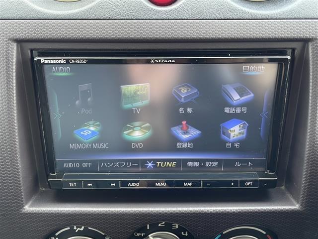 パジェロミニ ＸＲ　社外ナビＣＮ－ＲＥ０５Ｄ　フルセグＴＶ　ＣＤ／ＤＶＤ再生　Ｂｌｕｅｔｏｏｔｈオーディオ　ＳＤカード録音　ＡＭ／ＦＭラジオ　ＡＣ　キーレス　電動格納ドアミラー　レザー調シートカバー（Ｃｌａｚｚｉｏ）（4枚目）