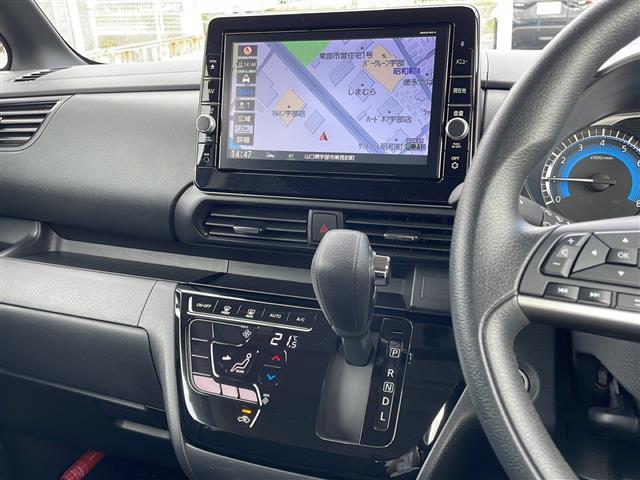ルークス ハイウェイスター X 純正SDナビ ワンセグTV アラウンドビューモニター ETC ドラレコ プロパイロット 車線逸脱警報 ふらつき警報 インテリジェントエマージェンシーブレーキ 前方衝突予測警報 標識認識機能 純正AW(18枚目)