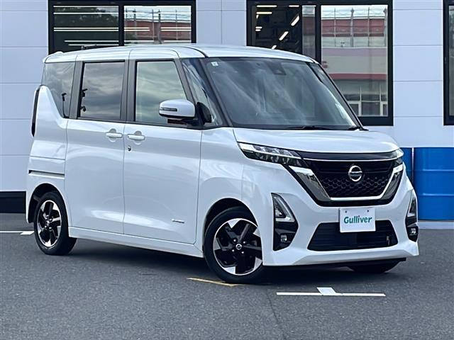 ルークス ハイウェイスター X 純正SDナビ ワンセグTV アラウンドビューモニター ETC ドラレコ プロパイロット 車線逸脱警報 ふらつき警報 インテリジェントエマージェンシーブレーキ 前方衝突予測警報 標識認識機能 純正AW(30枚目)