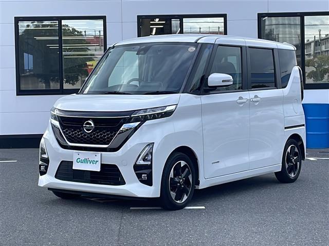 ルークス ハイウェイスター X 純正SDナビ ワンセグTV アラウンドビューモニター ETC ドラレコ プロパイロット 車線逸脱警報 ふらつき警報 インテリジェントエマージェンシーブレーキ 前方衝突予測警報 標識認識機能 純正AW(32枚目)