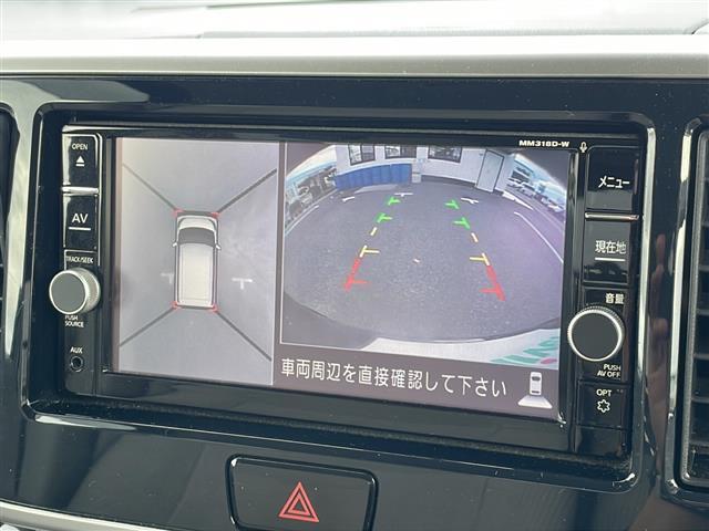 デイズルークス X 純正SDナビ フルセグテレビ Bluetooth CD/DVD AM/FM iPod USB/WALKMAN ETC 前方ドライブレコーダー 片側パワースライドドア プッシュスタート スマートキー(4枚目)