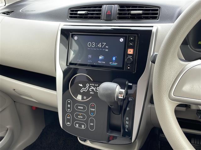 デイズ X 純正ディスプレイオーディオ Bluetooth FM/AM アラウンドビューモニター ETC 衝突軽減システム アイドリングストップ 純正フロアマット スマートキー プッシュスタート スペアキー1本(14枚目)