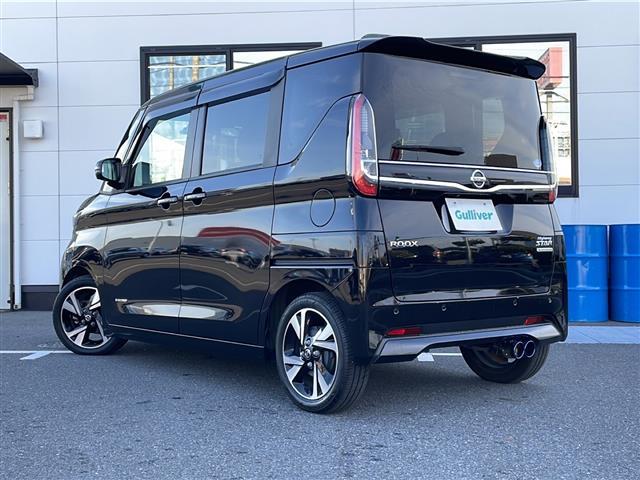 ルークス ハイウェイスター　Ｇターボプロパイロットエディション　純正９インチナビ　アラウンドビューモニター　ドライブレコーダー　両側パワースライドドア　プッシュスタート　エマージェンシーブレーキ　プロパイロット　純正アルミホイール　ロッソモデロマフラーカッター（37枚目）