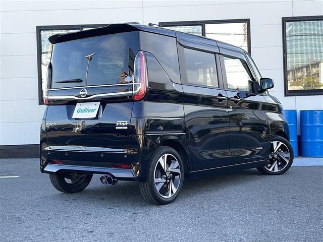 ルークス ハイウェイスター　Ｇターボプロパイロットエディション　純正９インチナビ　アラウンドビューモニター　ドライブレコーダー　両側パワースライドドア　プッシュスタート　エマージェンシーブレーキ　プロパイロット　純正アルミホイール　ロッソモデロマフラーカッター（39枚目）