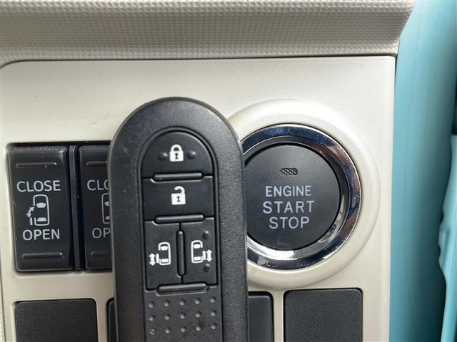 ムーヴキャンバス Gホワイトアクセントリミテッド SAIII 純正ナビ アラウンドビューモニター ETC ドライブレコーダー 両側パワースライドドア 純正フロアマット ドアバイザー スマートキー LEDヘッドランプ フォグランプ オートライト スマートアシスト(14枚目)