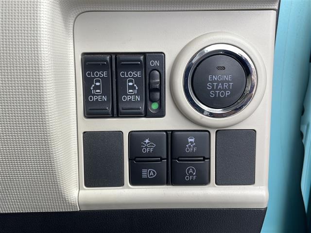 ムーヴキャンバス Gホワイトアクセントリミテッド SAIII 純正ナビ アラウンドビューモニター ETC ドライブレコーダー 両側パワースライドドア 純正フロアマット ドアバイザー スマートキー LEDヘッドランプ フォグランプ オートライト スマートアシスト(19枚目)