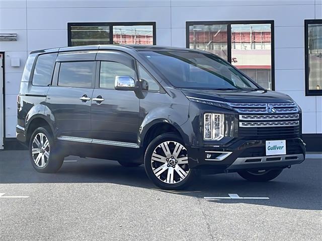 デリカD:5 P 社外9V型ナビ フルセグテレビ Bluetooth CD/DVD ETC 両側パワースライドドア アラウンドビューモニター パワーバックドア ステアリングヒーター シートヒーター パドルシフト 4WD(28枚目)