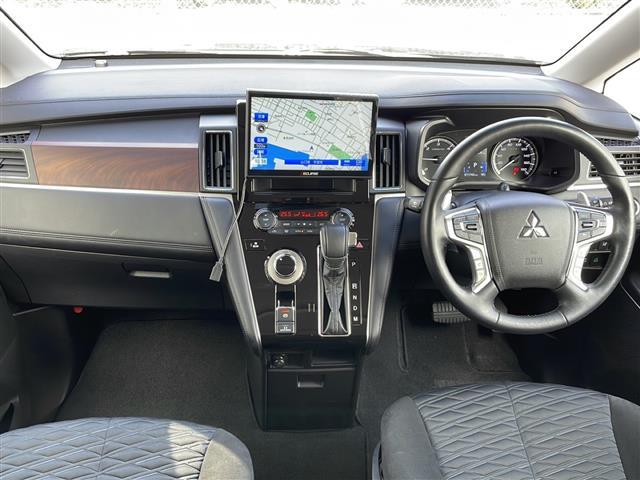 デリカD:5 社外10.1型ナビ フルセグTV Bluetooth CD/DVD Apple CarPlay HDMI ETC 両側パワスラ プッシュスタート スマートキー パワーバックドア パワーシート LED(2枚目)