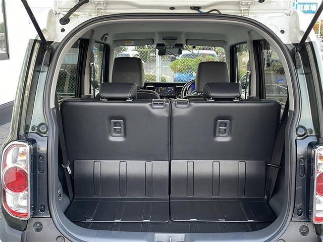 【　ラゲッジスペース　】リアシートを倒せばこの大容量！ダンボールなどの大きい荷物も釣り具などの長尺物まで様々載せられそうです！／／