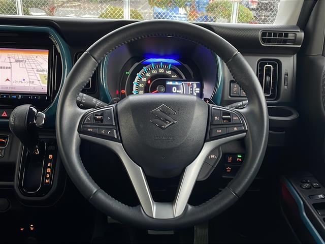 ハスラー ハイブリッドXターボ 社外8インチナビ Bカメラ ETC セーフティサポート レーダークルーズコントロール シートヒーター 純正アルミホイール オートライト LEDヘッドライト TV(7枚目)