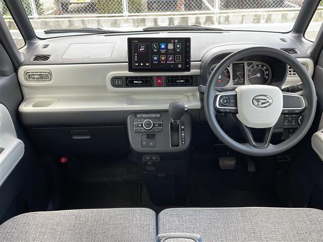 ムーヴキャンバス ストライプスＧ　ワンオーナー　純正９インチディスプレイオーディオ　両側パワードア　衝突軽減ブレーキ　Ｂｌｕｅｔｏｏｔｈ　フルセグＴＶ　前後ドラレコ　バックカメラ　ＥＴＣ　コーナーセンサー　ドリンクヒーター　シートヒー（2枚目）