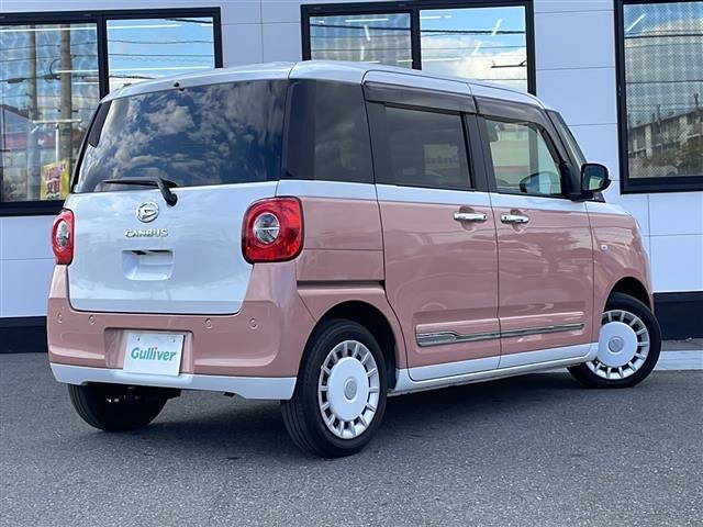 ムーヴキャンバス ストライプスＧ　ワンオーナー　純正９インチディスプレイオーディオ　両側パワードア　衝突軽減ブレーキ　Ｂｌｕｅｔｏｏｔｈ　フルセグＴＶ　前後ドラレコ　バックカメラ　ＥＴＣ　コーナーセンサー　ドリンクヒーター　シートヒー（35枚目）