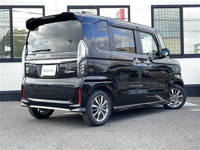 Ｎ－ＢＯＸカスタム Ｌ　純正ＳＤナビ　Ｂｌｕｅｔｏｏｔｈ　ＥＴＣ　ドライブレコーダー　バックカメラ　純正フロアマット　純正アルミホイール　前席シートヒーター　スマートキー　プッシュアップスタート　片側パワースライドドア（36枚目）