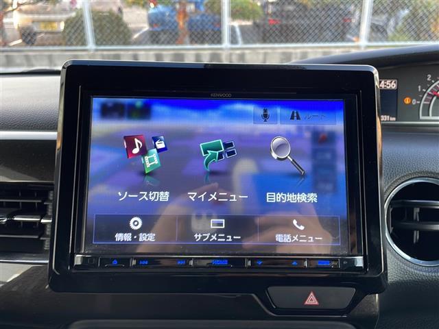 N-BOXカスタム G・Lホンダセンシング 社外SDナビ フルセグテレビ バックカメラ ETC Bluetooth プッシュスタート アイドリングストップ 純正アルミホイール14インチ LEDヘッドライト フォグランプ シートヒーター(3枚目)