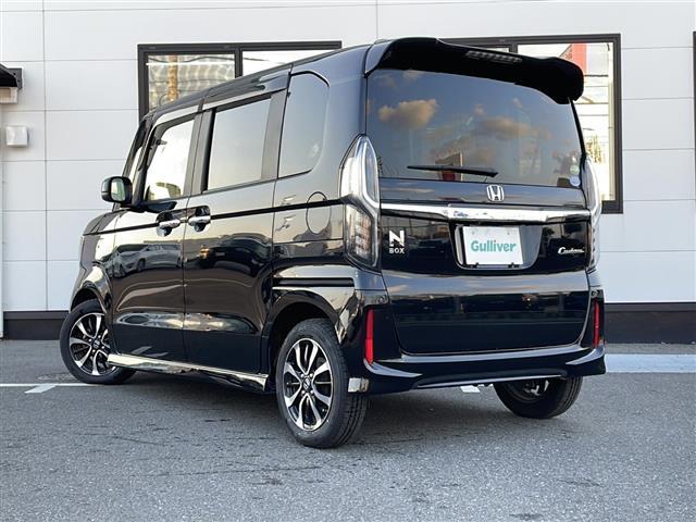 N-BOXカスタム G・Lホンダセンシング 社外SDナビ フルセグテレビ バックカメラ ETC Bluetooth プッシュスタート アイドリングストップ 純正アルミホイール14インチ LEDヘッドライト フォグランプ シートヒーター(33枚目)