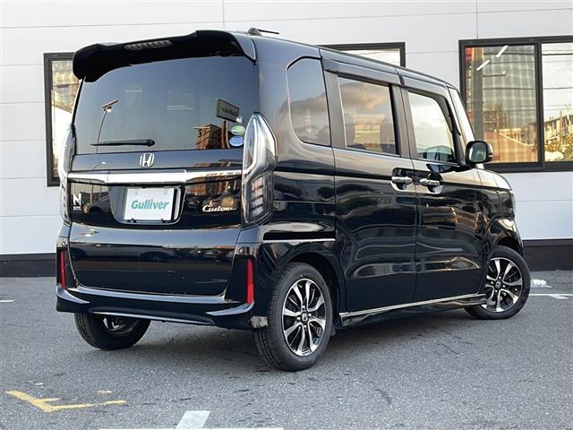 N-BOXカスタム G・Lホンダセンシング 社外SDナビ フルセグテレビ バックカメラ ETC Bluetooth プッシュスタート アイドリングストップ 純正アルミホイール14インチ LEDヘッドライト フォグランプ シートヒーター(35枚目)