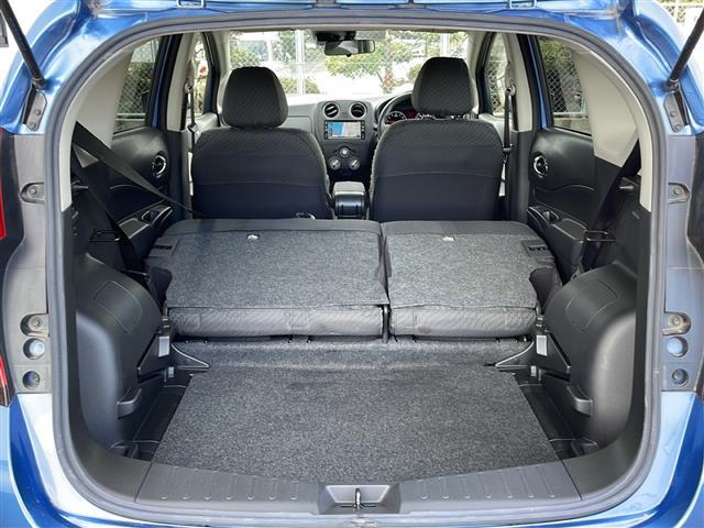 ノート Ｘ　ワンオーナー　純正ＳＤナビ　フルセグテレビ　Ｂｌｕｅｔｏｏｔｈ　ドライブレコーダー　プッシュスタート　電動格納ウィンカーミラー　アイドリングストップ　フロアマット　１４インチスチールホイール（28枚目）