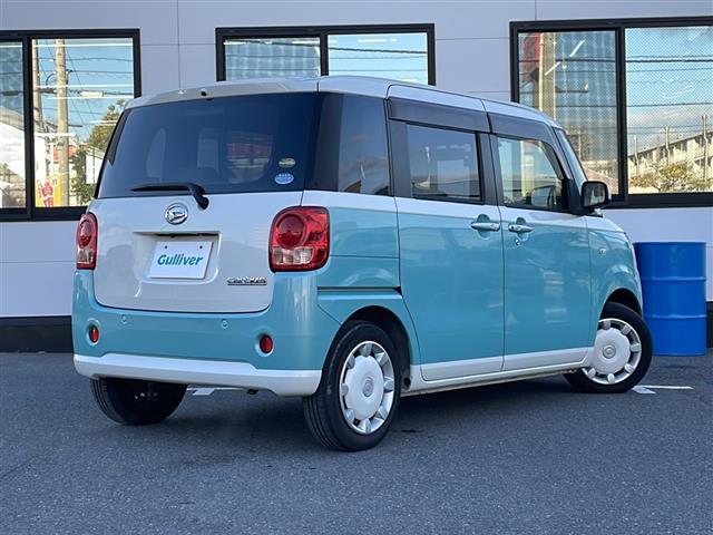 ムーヴキャンバス Ｇ　ＳＡＩＩ　社外ＳＤナビ　ワンセグＴＶ　ＥＴＣ　Ｂカメ　ドラレコ　アイドリングストップ　衝突被害軽減ブレーキ　横滑り防止装置　両側パワースライドドア　純正フロアマット　スマートキー　プッシュスタート　ドアバイザー（36枚目）