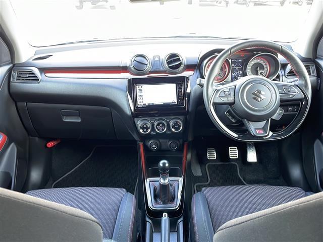 スイフトスポーツ ベースグレード ワンオーナー 純正ナビ パノラミックビューモニター スズキセーフティサポート シートヒーター レーンキープアシスト ドライブレコーダー ETC 純正LEDヘッドライト フルセグテレビ スマートキー(2枚目)