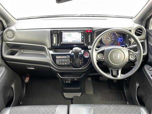 Ｎ－ＷＧＮカスタム Ｇ・Ｌパッケージ　純正ナビ　ＥＴＣ　バックカメラ　純正アルミホイール　純正フロアマット　ハーフレザーシート　アクセサリーソケット　スマートキー・スペアキー有　プッシュアップスタート　ドアバイザー　クルーズコントロール（2枚目）