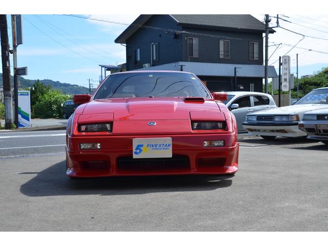 フェアレディＺ ３００ＺＸ　Ｖ６ターボ３０００　ローダウンＦ車高調Ｒダウンサス　社外ＲＥＶメーター　ＥＴＣ　ターボタイマー　リトラクタブルヘッドライト　社外柿本改マフラー　社外オーディオ　純正革巻きステアリング（4枚目）