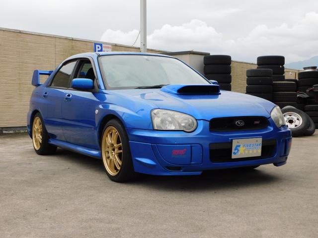 インプレッサ ＷＲＸ　ＳＴｉ　６速マニュアル　ＷＲＣレプリカ大型リヤスポイラー　レイズ１７インチアルミホイール　ＥＴＣ　メモリーナビ　ドライブレコーダー　社外マフラ　ＳＴｉフォグカバー（4枚目）