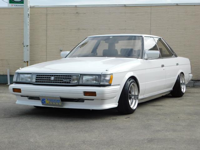 マークII グランデ　オートマ　Ｆ車高調　純正フロントリップ　ロンシャン８ｊ９ｊ１４インチ　社外マフラー　社外ステアリング　ＫＥＮＷＯＯＤスピーカー　カロッツェリアナビ　地デジ　Ｂｌｕｅｔｏｏｔｈ　ＥＴＣ（6枚目）