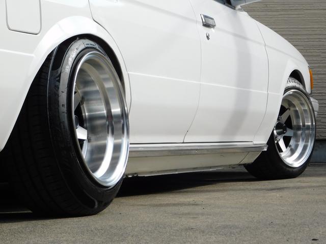 マークII グランデ　オートマ　Ｆ車高調　純正フロントリップ　ロンシャン８ｊ９ｊ１４インチ　社外マフラー　社外ステアリング　ＫＥＮＷＯＯＤスピーカー　カロッツェリアナビ　地デジ　Ｂｌｕｅｔｏｏｔｈ　ＥＴＣ（18枚目）