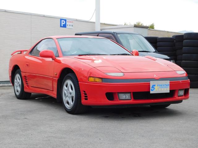 GTO ツインターボ 5MT 走行14,900km アクティブエアロ 純正16インチAW フォグランプ リヤガーニッシュMITUBISI(4枚目)