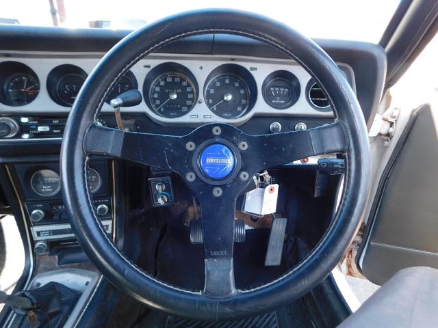 ギャランＧＴＯ ＧＳＲ　５ＭＴ　Ｆ車高調　レース用リーフ　社外タコ足　ＦＧＫマフラー　Ｗｅｄｓレーシングフォージ１３インチＡＷ　オーバーフェンダー　社外ステアリング　社外ドアミラー（3枚目）