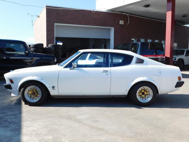 ギャランＧＴＯ ＧＳＲ　５ＭＴ　Ｆ車高調　レース用リーフ　社外タコ足　ＦＧＫマフラー　Ｗｅｄｓレーシングフォージ１３インチＡＷ　オーバーフェンダー　社外ステアリング　社外ドアミラー（8枚目）