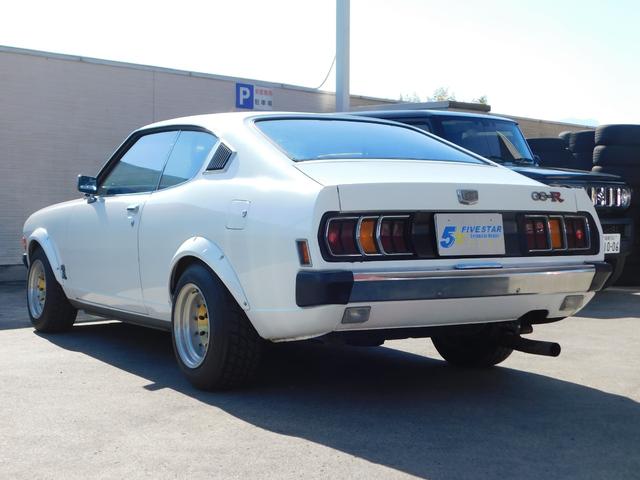 ギャランＧＴＯ ＧＳＲ　５ＭＴ　Ｆ車高調　レース用リーフ　社外タコ足　ＦＧＫマフラー　Ｗｅｄｓレーシングフォージ１３インチＡＷ　オーバーフェンダー　社外ステアリング　社外ドアミラー（9枚目）