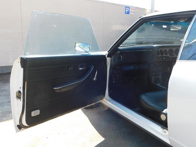 ギャランＧＴＯ ＧＳＲ　５ＭＴ　Ｆ車高調　レース用リーフ　社外タコ足　ＦＧＫマフラー　Ｗｅｄｓレーシングフォージ１３インチＡＷ　オーバーフェンダー　社外ステアリング　社外ドアミラー（23枚目）